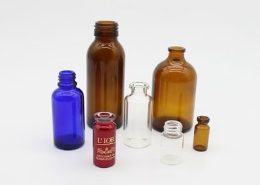бутылки фармацевтических стеклянных пробирок 1ml-100ml косметические стеклянные