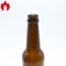 Стеклянная бутылка из янтарного пива на 330 мл из содового известкового стекла